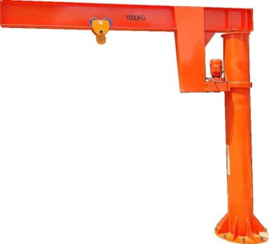 Кран консольный поворотный электрический TOR JIB г/п 3000 кг, высота 3 м, стрела 3 м — фото 1